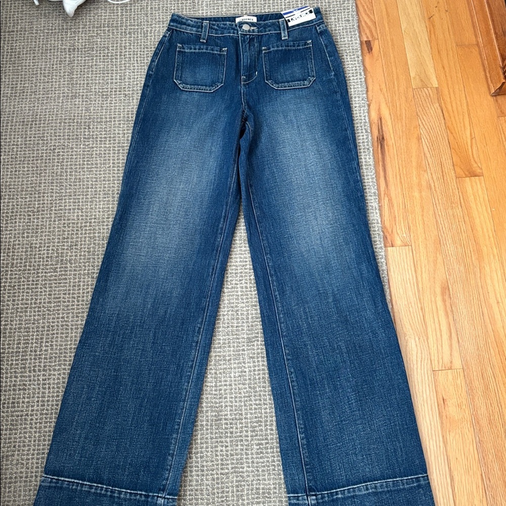 LAGENCE-NWT Size 25.Nolan Patch Pocket Jean in Dayton. - Picture 6 of 9